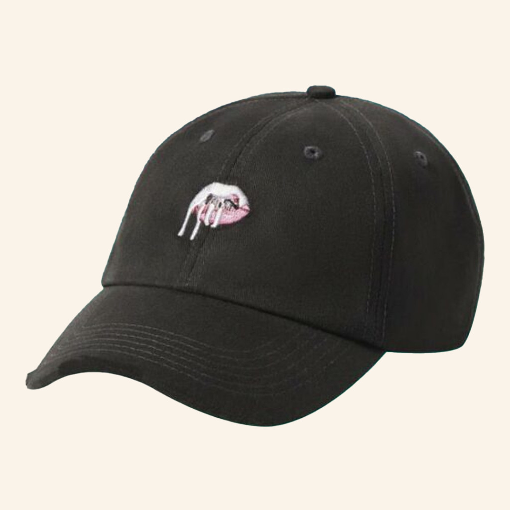 Arthur George Merch Embroidered Kylie Jenner Lips Logo Black Hat Xmas Gifts For Daughter Arthur George Merch Embroidered Kylie Jenner Lips Logo Black Hat Xmas Gifts For Daughter