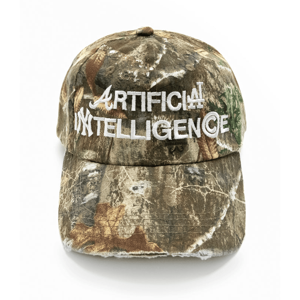Artificial Intelligence Hat Embroidered Camo Hat Father's Day Gifts Artificial Intelligence Hat Embroidered Camo Hat Father's Day Gifts