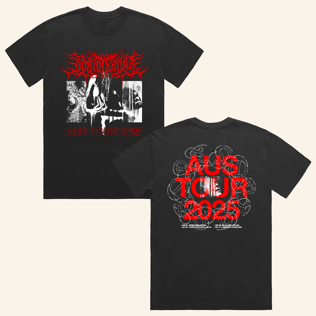 Artist First Merch Lorna Shore Australia Tour 2025 T-Shirt Presents For Music Lovers