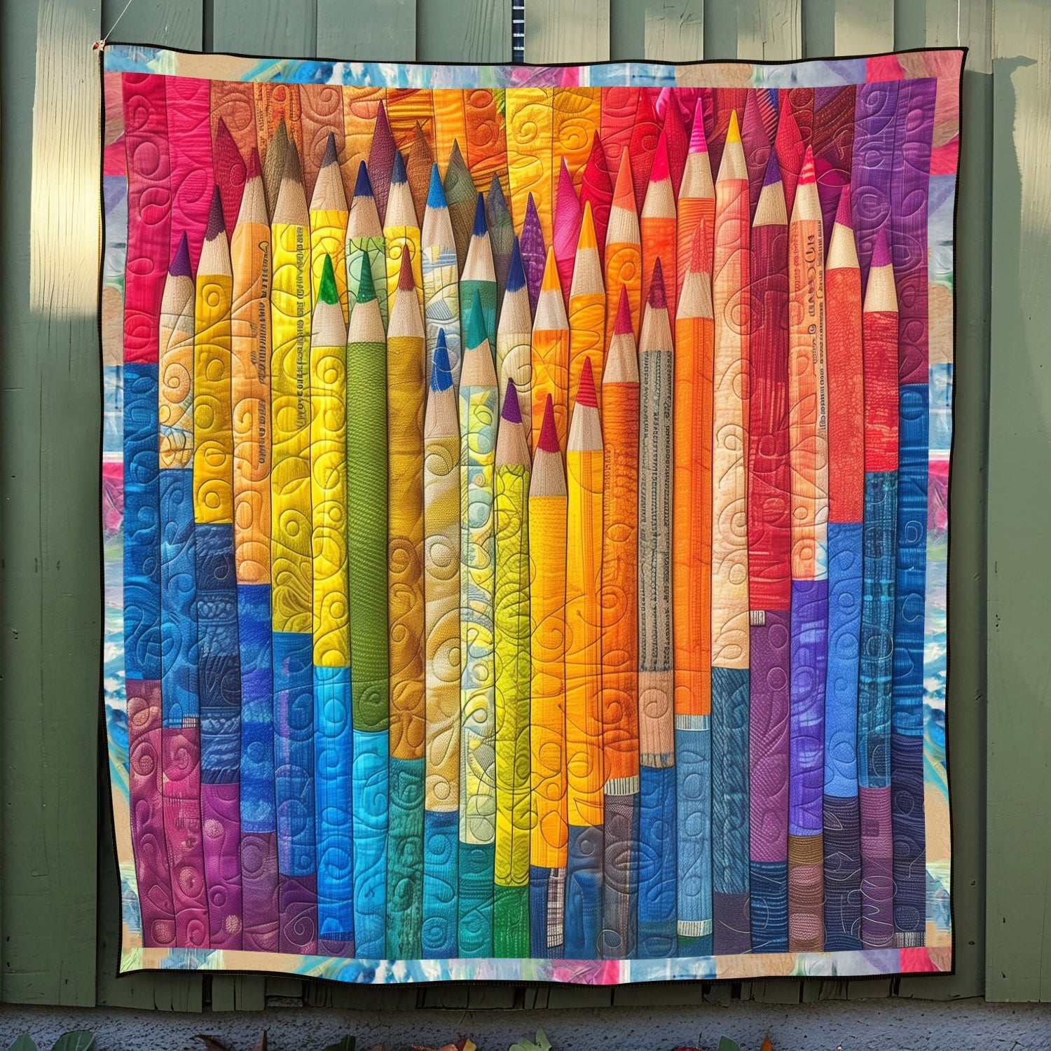 Artistic Spectrum Quilted Blanket Christmas Presents For Teachers