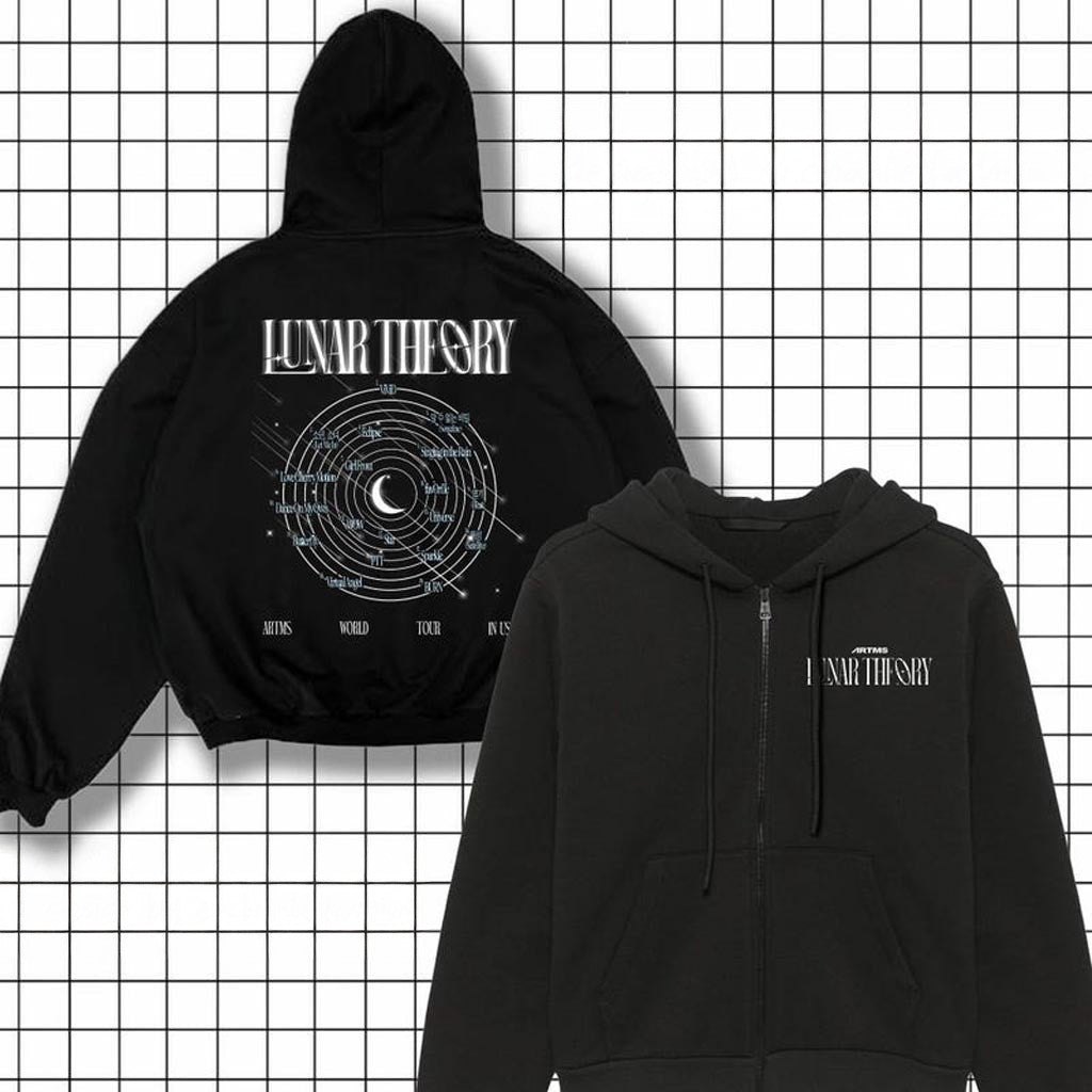 Artms Lunar Theory Zip Hoodie ARTMS 2025 World Tour Zip Hoodie Artms Kpop Hoodie Artms Lunar