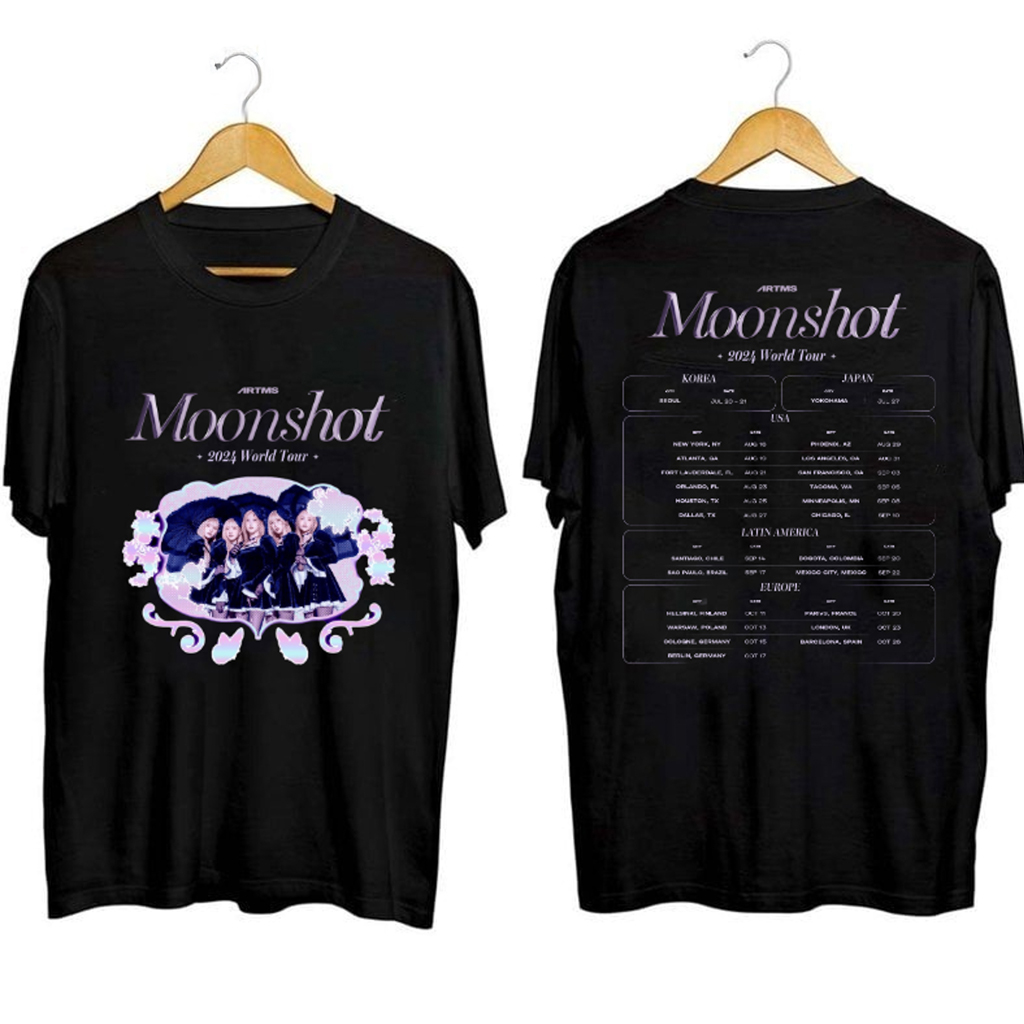 ARTMS Moonshot World Tour Shirt ARTMS Merch Best Birthday Gift For Girlfriend