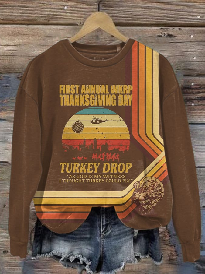 As God Is My Witness Sweatshirt I Thought Turkeys Could Fly Merch Ideal Gifts
