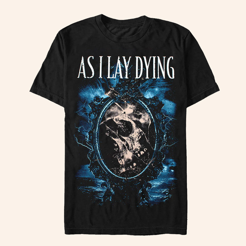 As I Lay Dying Merch Mirror T-Shirt Unique Gifts For Music Lovers As I Lay Dying Merch Mirror T-Shirt Unique Gifts For Music Lovers