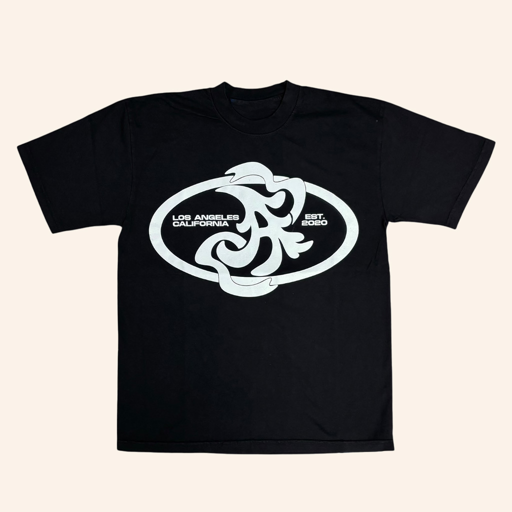 Asaali Merch Crescent Logo T-Shirt Black Unique Gifts For Husband