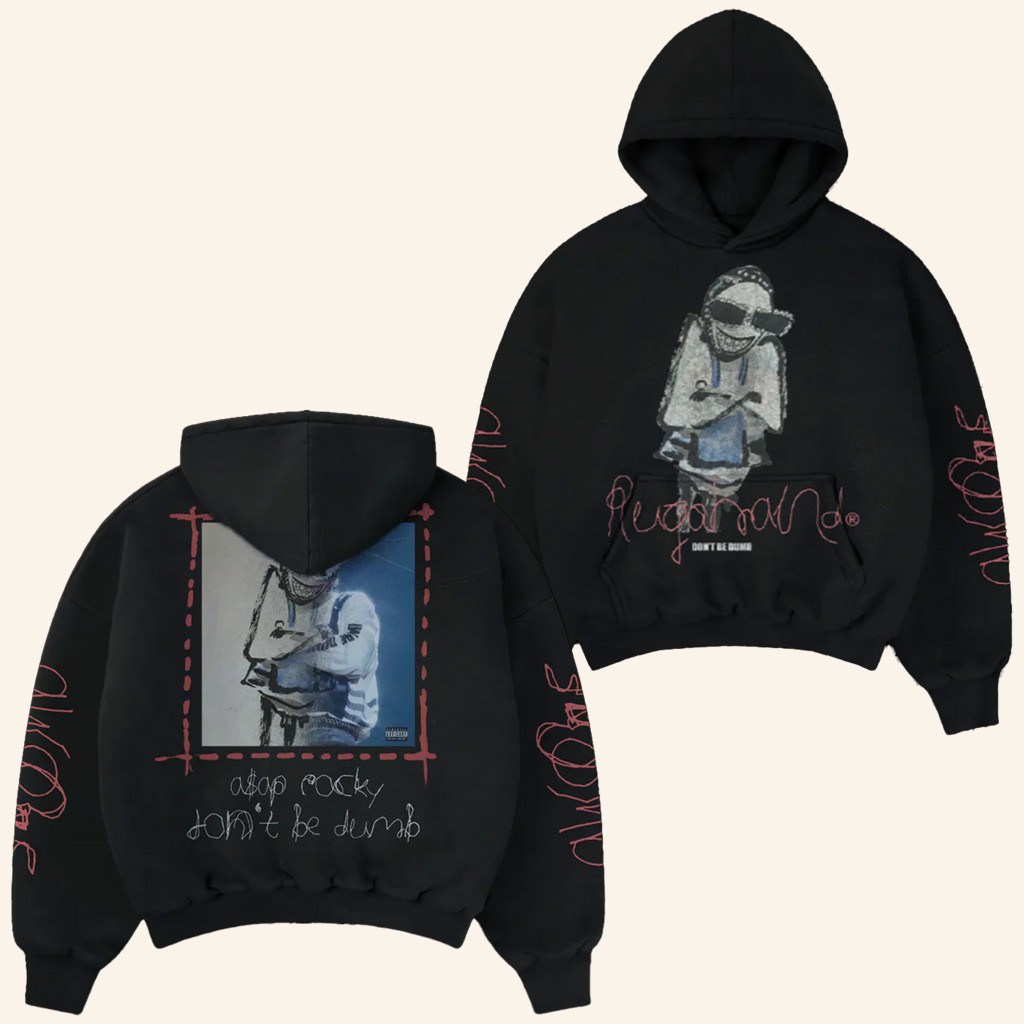 ASAP Rocky Merch Rugahand Hoodie Don't Be Dump Hoodie Gifts For Rap Lovers ASAP Rocky Merch Rugahand Hoodie Don't Be Dump Hoodie Gifts For Rap Lovers