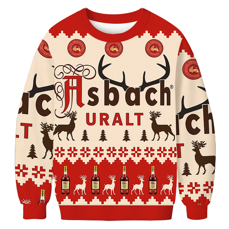 Asbach Uralt Reindeer Christmas Ugly Sweatshirt Christmas Gift For Friends Asbach Uralt Reindeer Christmas Ugly Sweatshirt Christmas Gift For Friends
