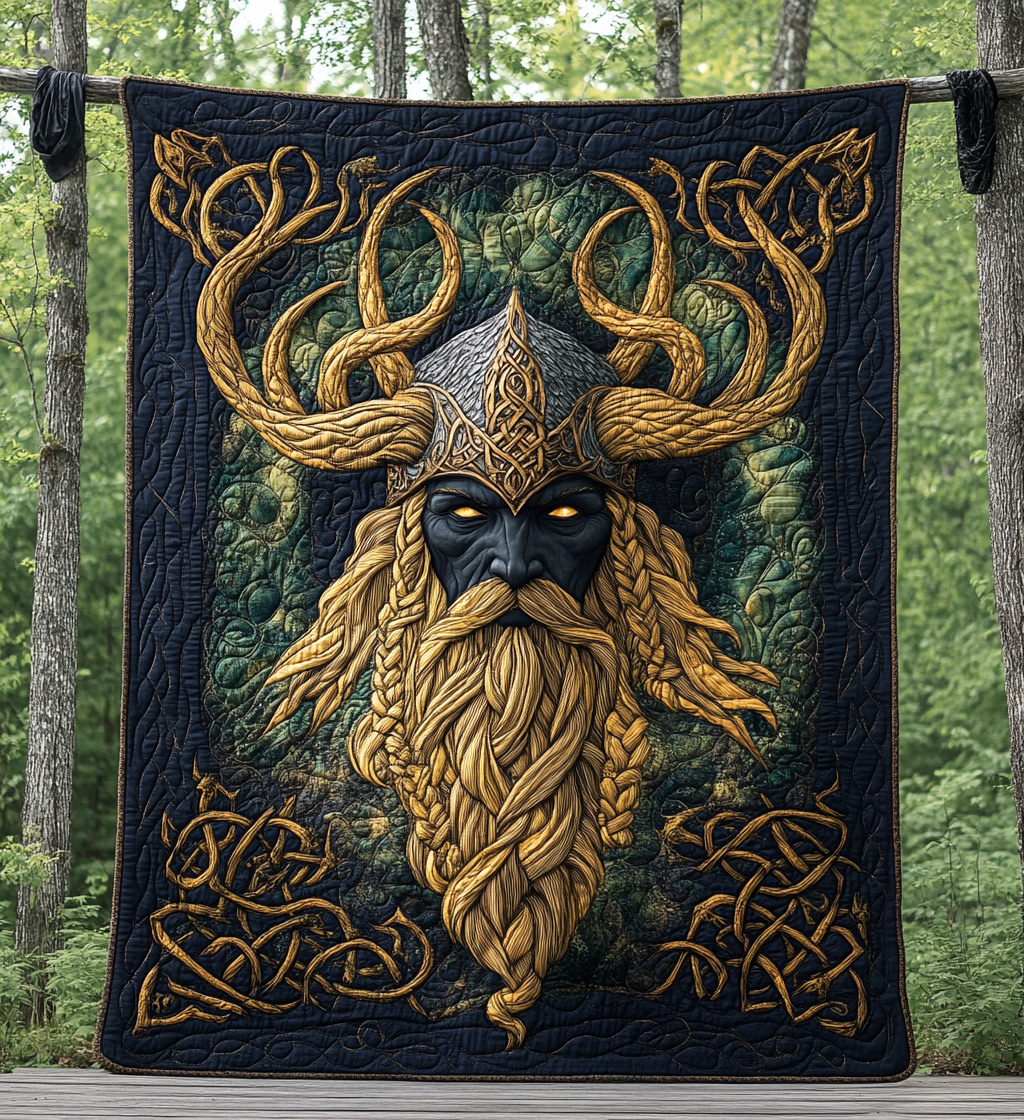 Asgard Might Quilted Blanket Viking Gifts For Him