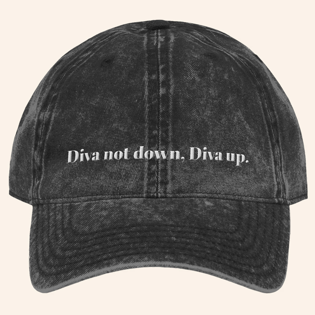 Ashby Merch Embroidered Diva Not Down Diva Up Hat Lorax Serious Merch Birthday Gifts For Him Ashby Merch Embroidered Diva Not Down Diva Up Hat Lorax Serious Merch Birthday Gifts For Him