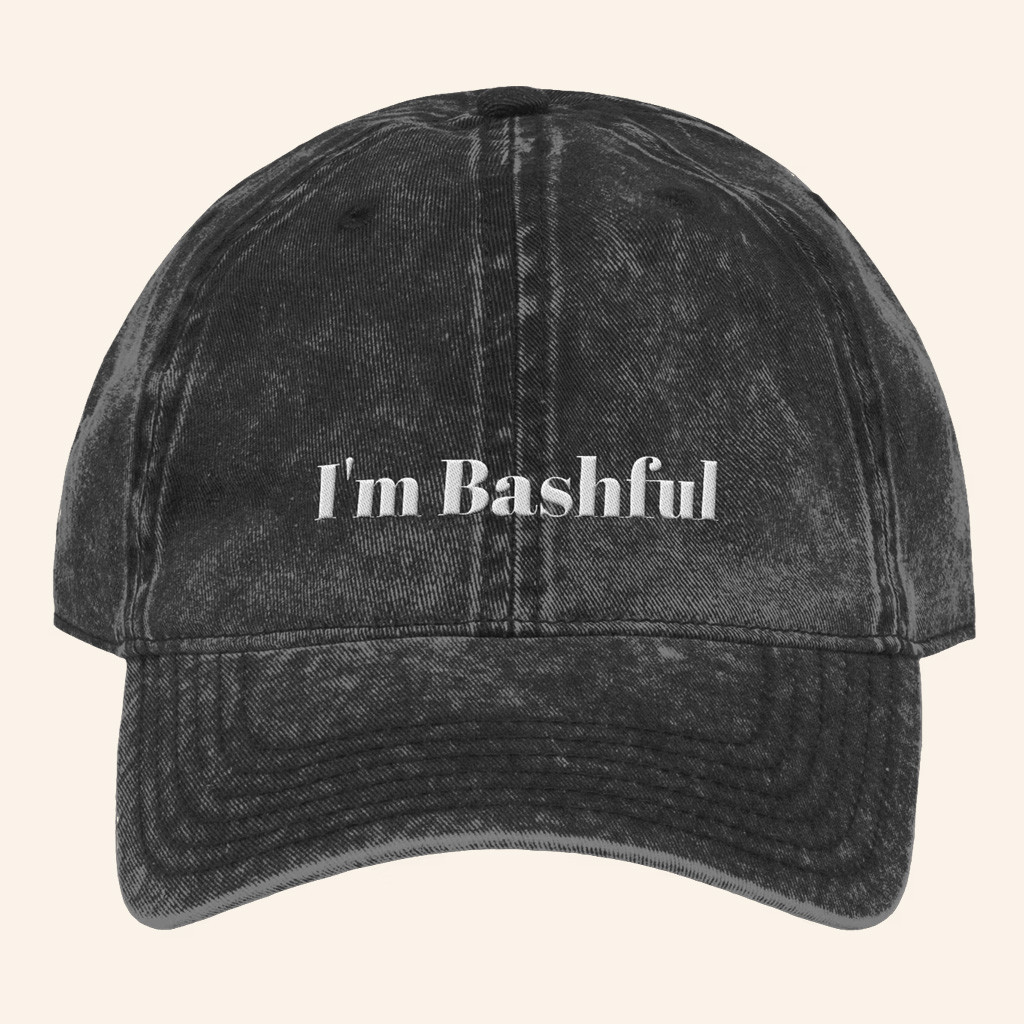 Ashby Merch Embroidered I'm Bashful Hat Lorax Serious Merch Birthday Gifts For Friends Ashby Merch Embroidered I'm Bashful Hat Lorax Serious Merch Birthday Gifts For Friends