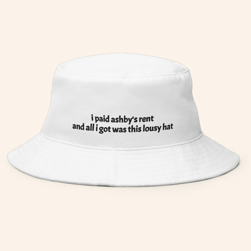 Ashby Merch I Paid Ashby's Rent Bucket Hat Lorax Silly Merch Gifts For Besties Ashby Merch I Paid Ashby's Rent Bucket Hat Lorax Silly Merch Gifts For Besties