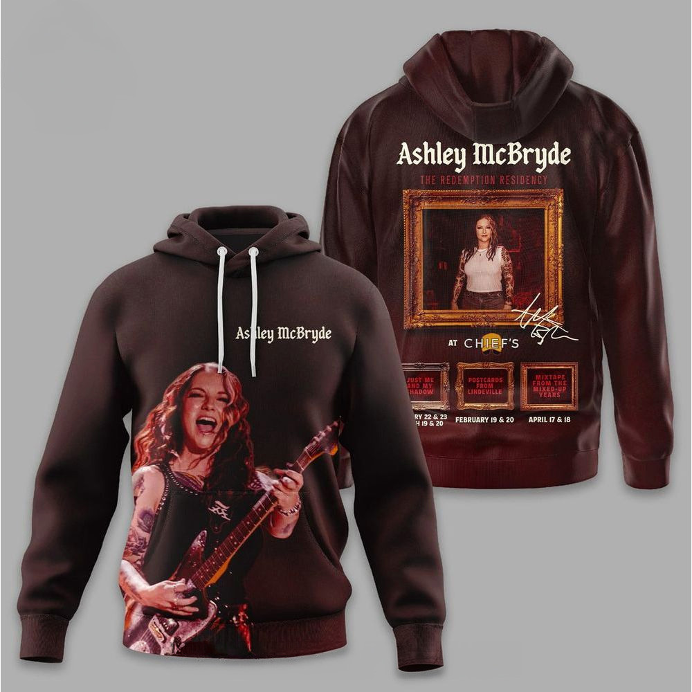 Ashley McBryde The Redemption Residency Hoodie Ashley McBryde Merch Best Gifts For Music Lovers