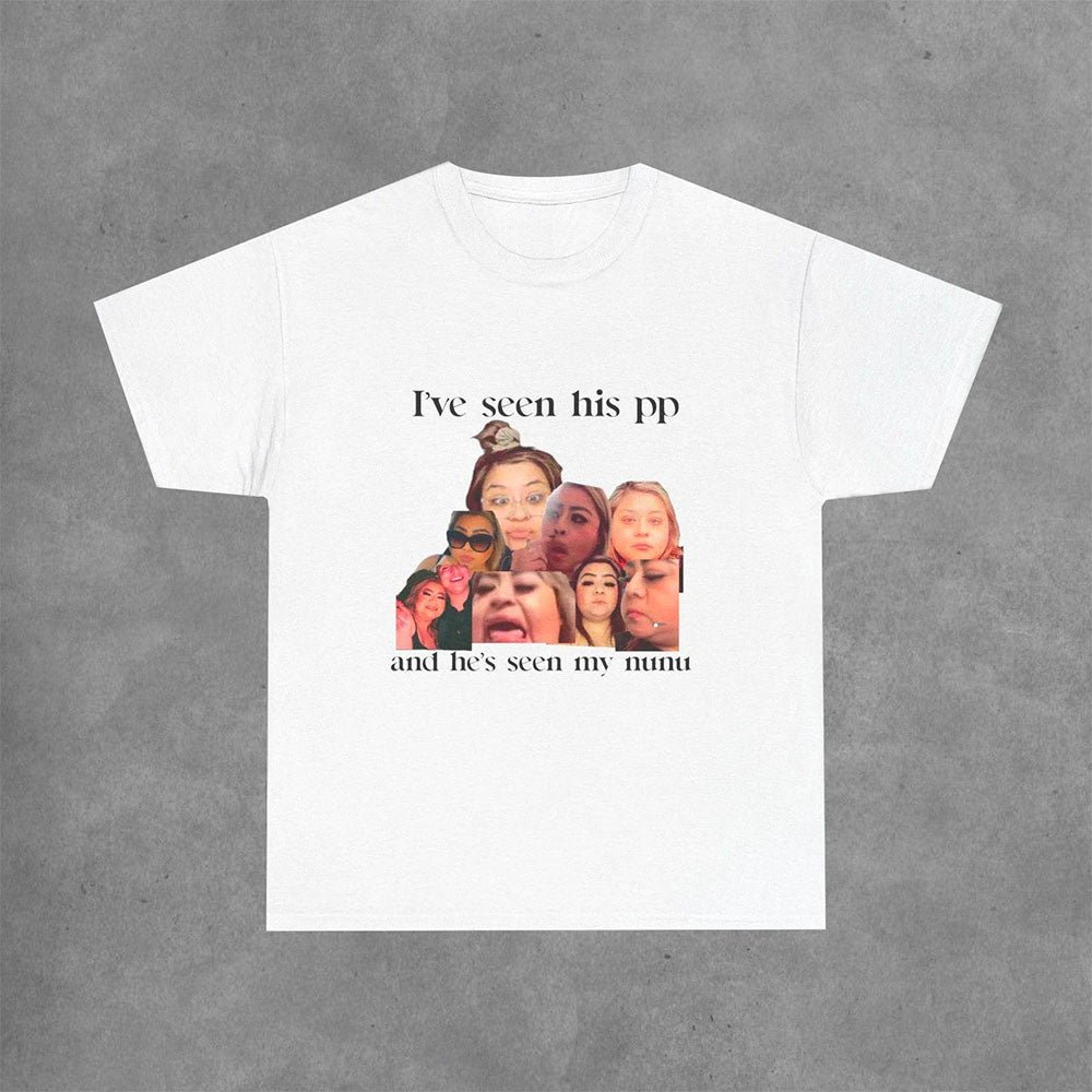 Ashley Trevino Merch Ash Trevino Hes Seen My Nunu Funny Tiktok Meme T-Shirt Friends Gifts