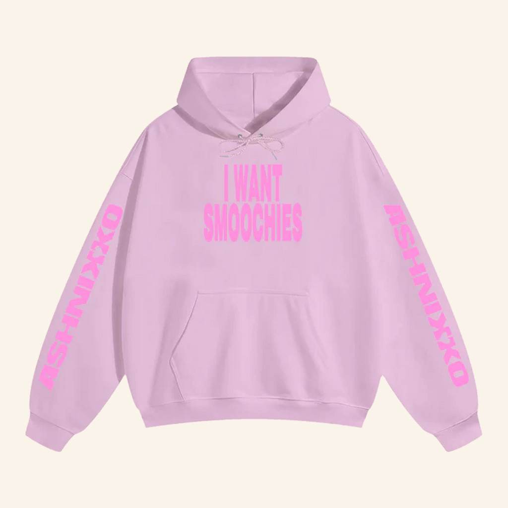 Ashnikko Merch I Want Smoochies Hoodie Christmas Gifts For Girlfriend