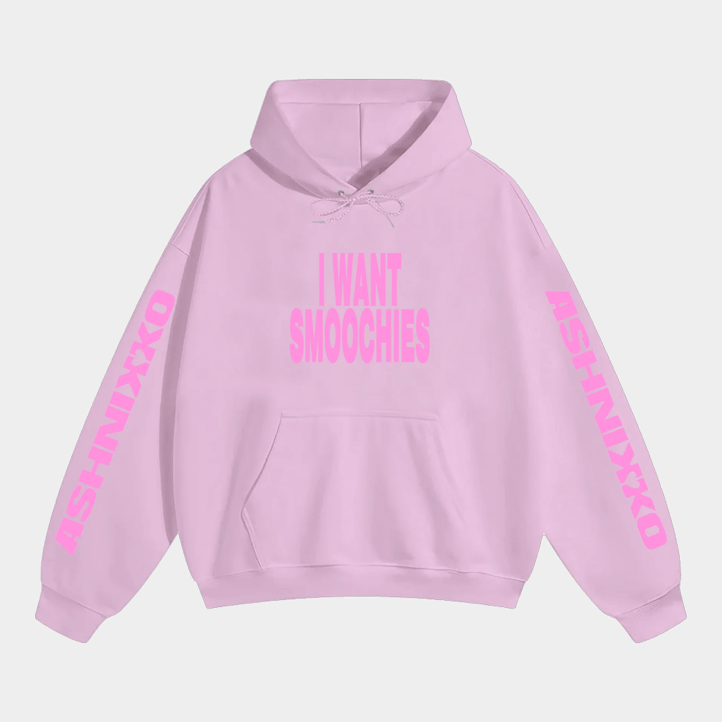 Ashnikko Merch I Want Smoochies Hoodie Gifts For Rapper Fans