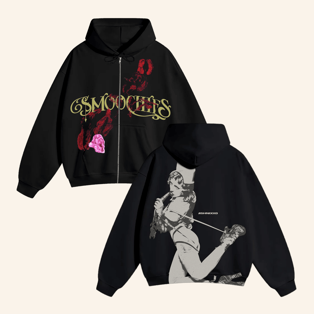 Ashnikko Merch Smoochies Zip Hoodie Gifts For Her Ashnikko Merch Smoochies Zip Hoodie Gifts For Her