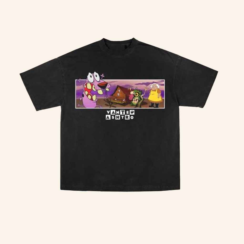 Ashtrotees Merch Courage The Cowardly Dog T-Shirt Halloween Gift For Daughter Ashtrotees Merch Courage The Cowardly Dog T-Shirt Halloween Gift For Daughter