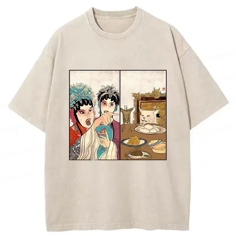 Asian Traditions Funny Washed T-Shirt Funny Graphic Gift For Friends Gifts For Best Friend