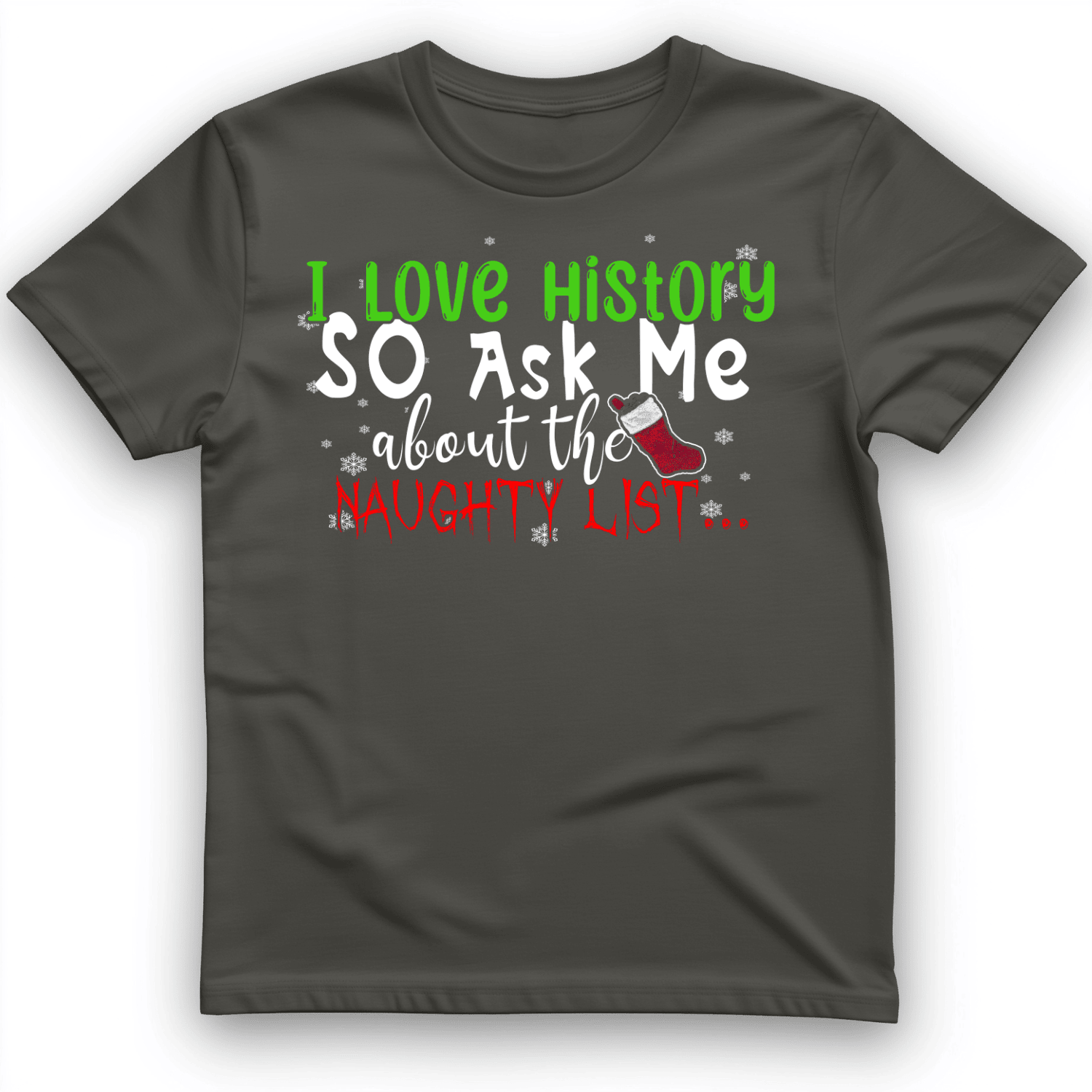 Ask Me About The Naughty List T-Shirt Meme Shirt Gift Ideas For Boyfriend