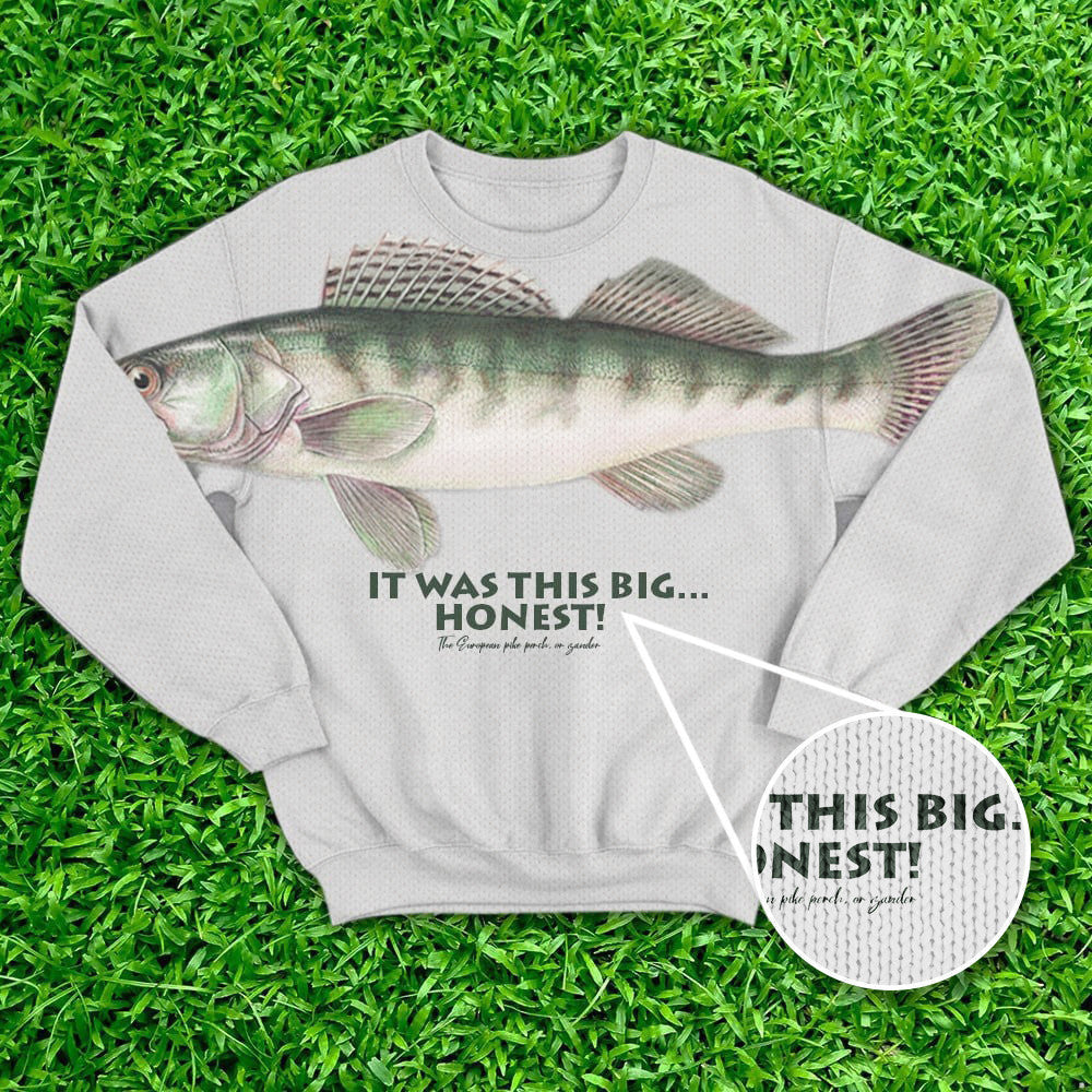 Ask Me How Big It Was Sweater It Was This Big Fish Honest Sweater Unique Gift For Fisherman Ask Me How Big It Was Sweater It Was This Big Fish Honest Sweater Unique Gift For Fisherman