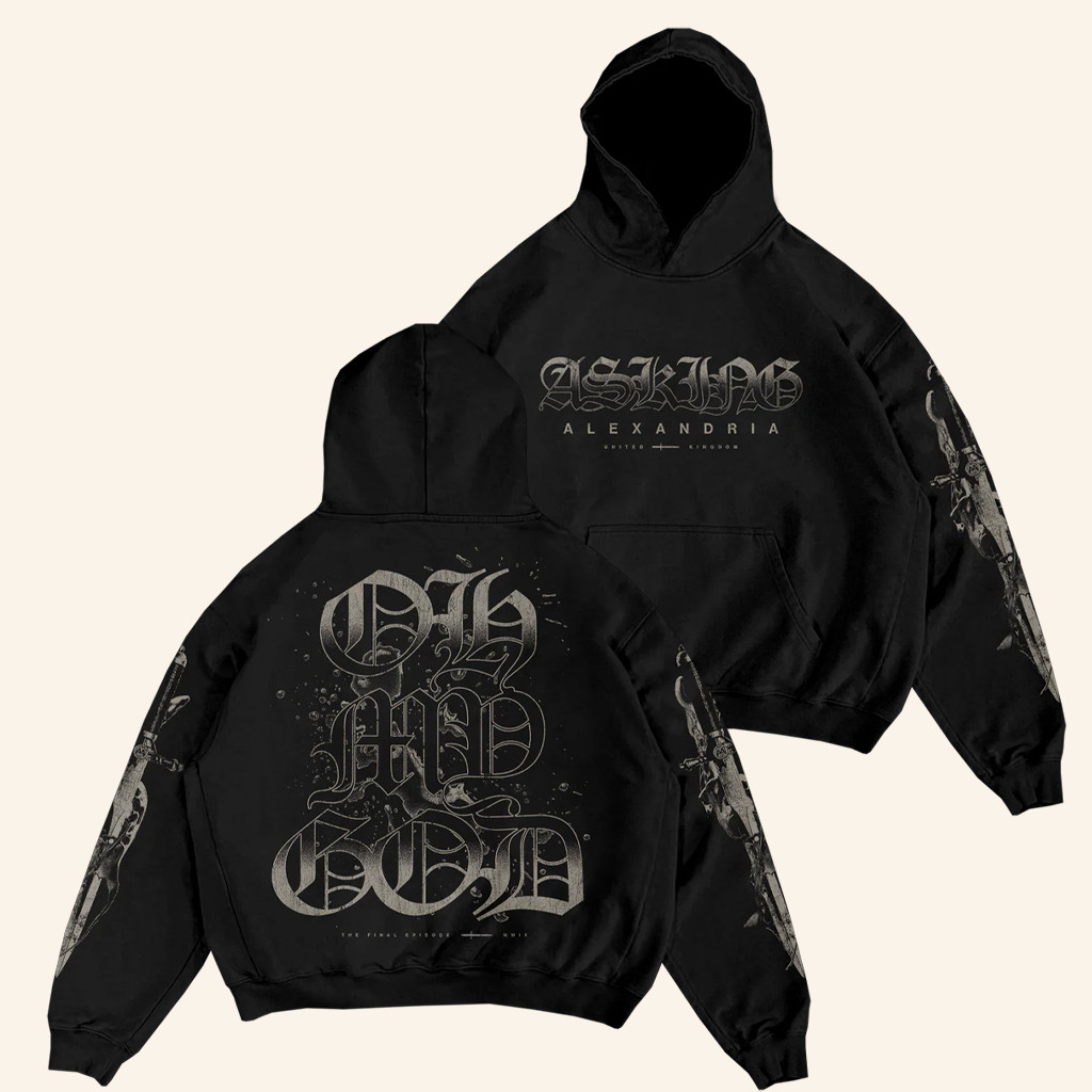 Asking Alexandria Merch OMG Hoodie Christmas Gifts For Rock Fans