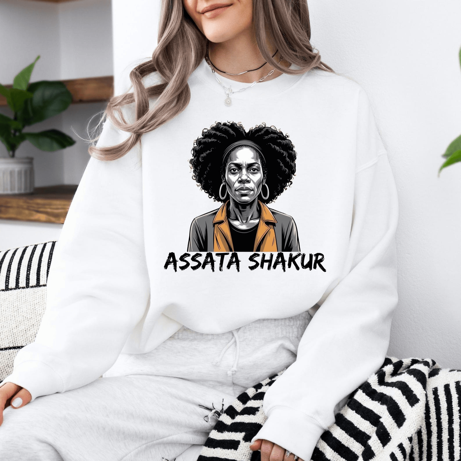Assata Shakur Justice Sweatshirt Black Panther Activist Graphic Tee Social Justice Gift