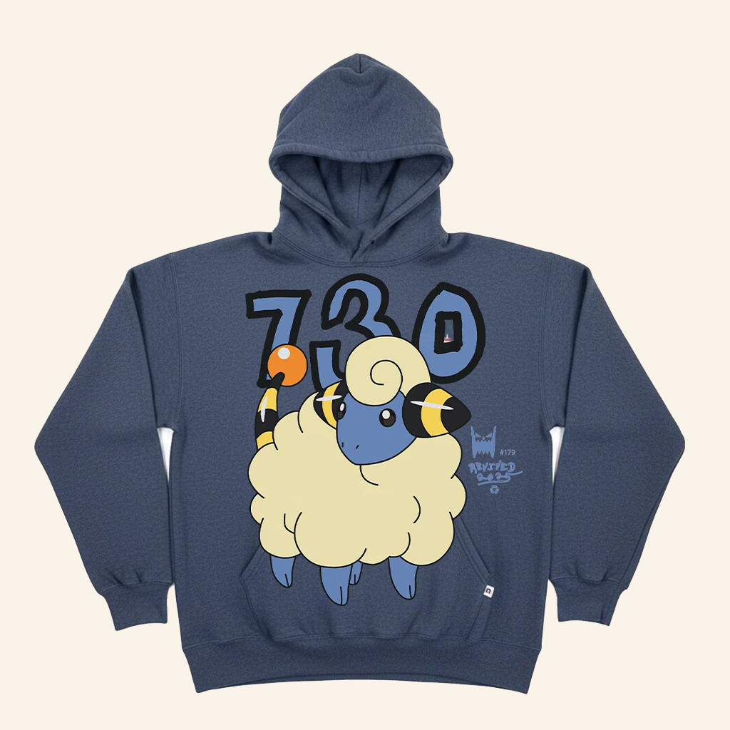 Asspizza Merch Generation 2 Revived Hoodie Pokemon Mareep Hoodie Pokemon Fan Gift Ideas