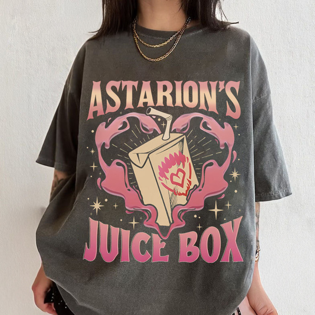 Astarion's Juice Box T-Shirt Baldur's Gate 3 Merch Best Gifts For Her
