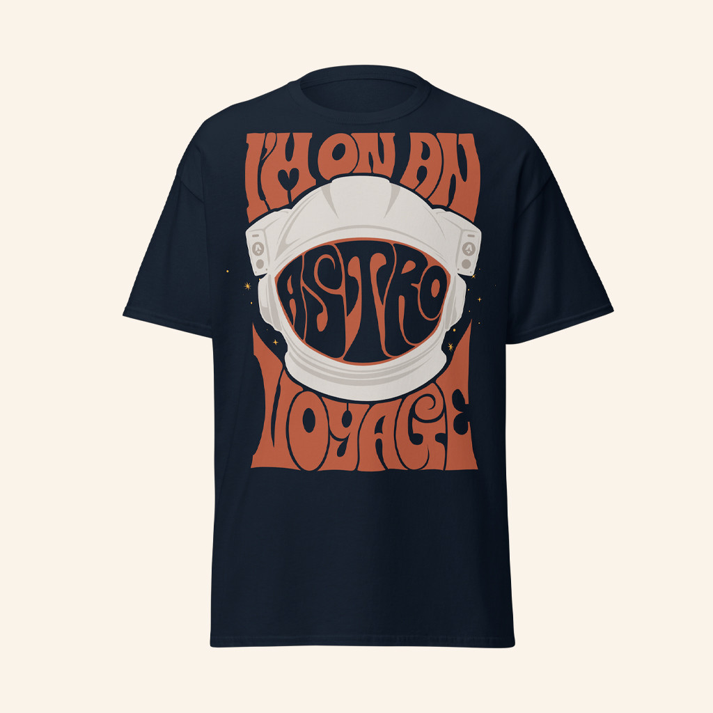 Astro Merch Astro Voyager Retro T-Shirt Christmas Presents For Him Astro Merch Astro Voyager Retro T-Shirt Christmas Presents For Him