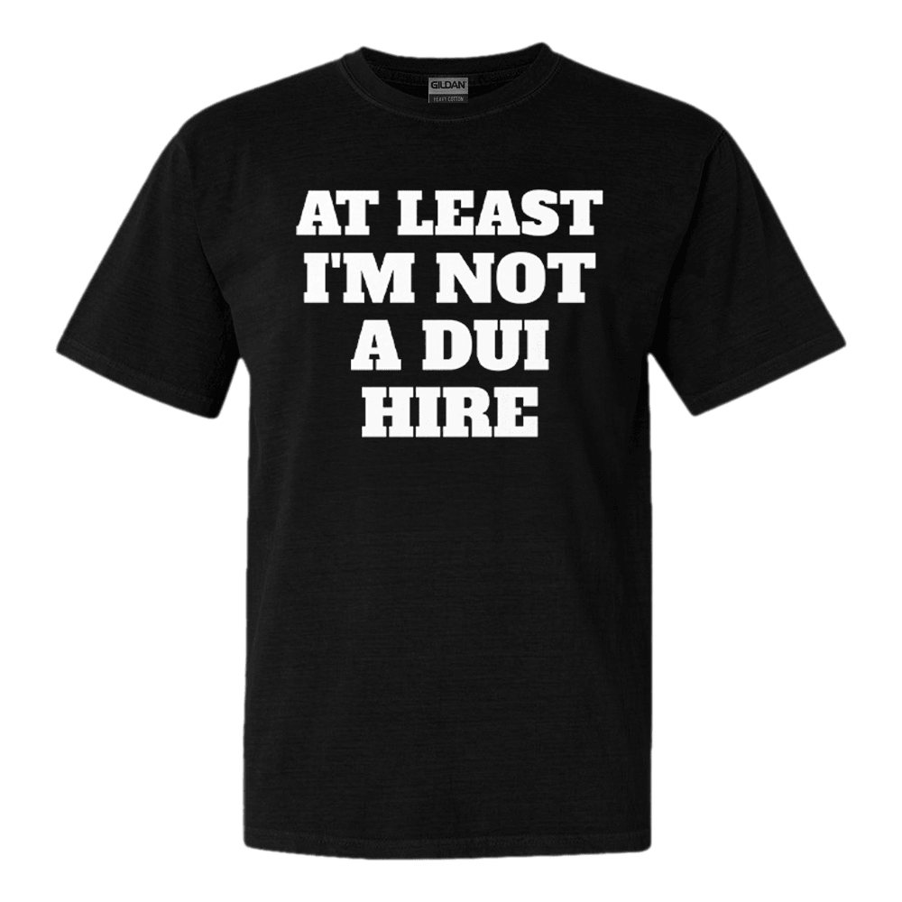 At Least I Am Not a DUI Hire Shirt Funny Gifts For Him Father's Day Gift for Dad At Least I Am Not a DUI Hire Shirt Funny Gifts For Him Father's Day Gift for Dad
