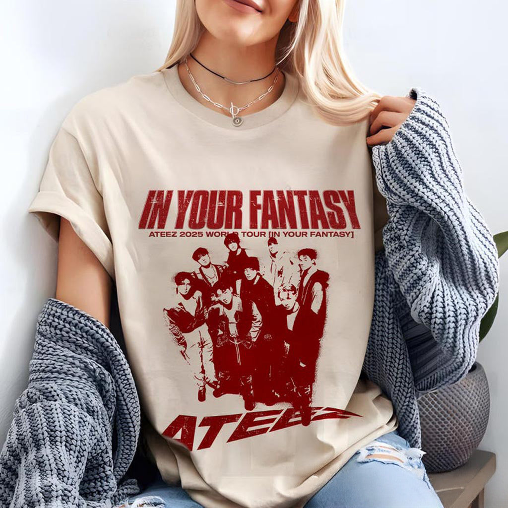 Ateez 2025 World Tour in Your Fantasy Shirt ATEEZ Golden Hour Part 2 Ateez Shirt Ateez World Ateez 2025 World Tour in Your Fantasy Shirt ATEEZ Golden Hour Part 2 Ateez Shirt Ateez World