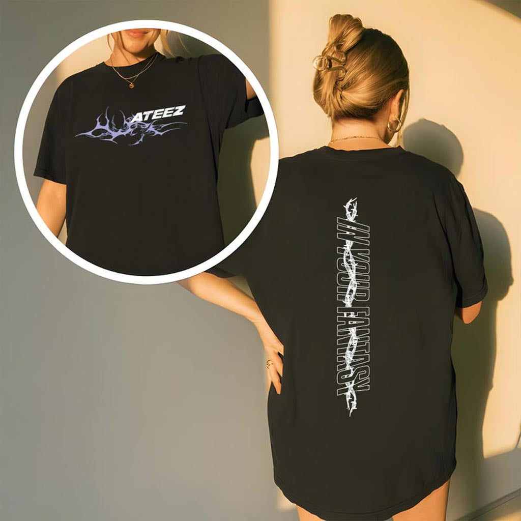 Ateez 2025 World Tour in Your Fantasy Shirt ATEEZ Golden Hour Part 3 T-Shirt Ateez World Ateez 2025 World Tour in Your Fantasy Shirt ATEEZ Golden Hour Part 3 T-Shirt Ateez World