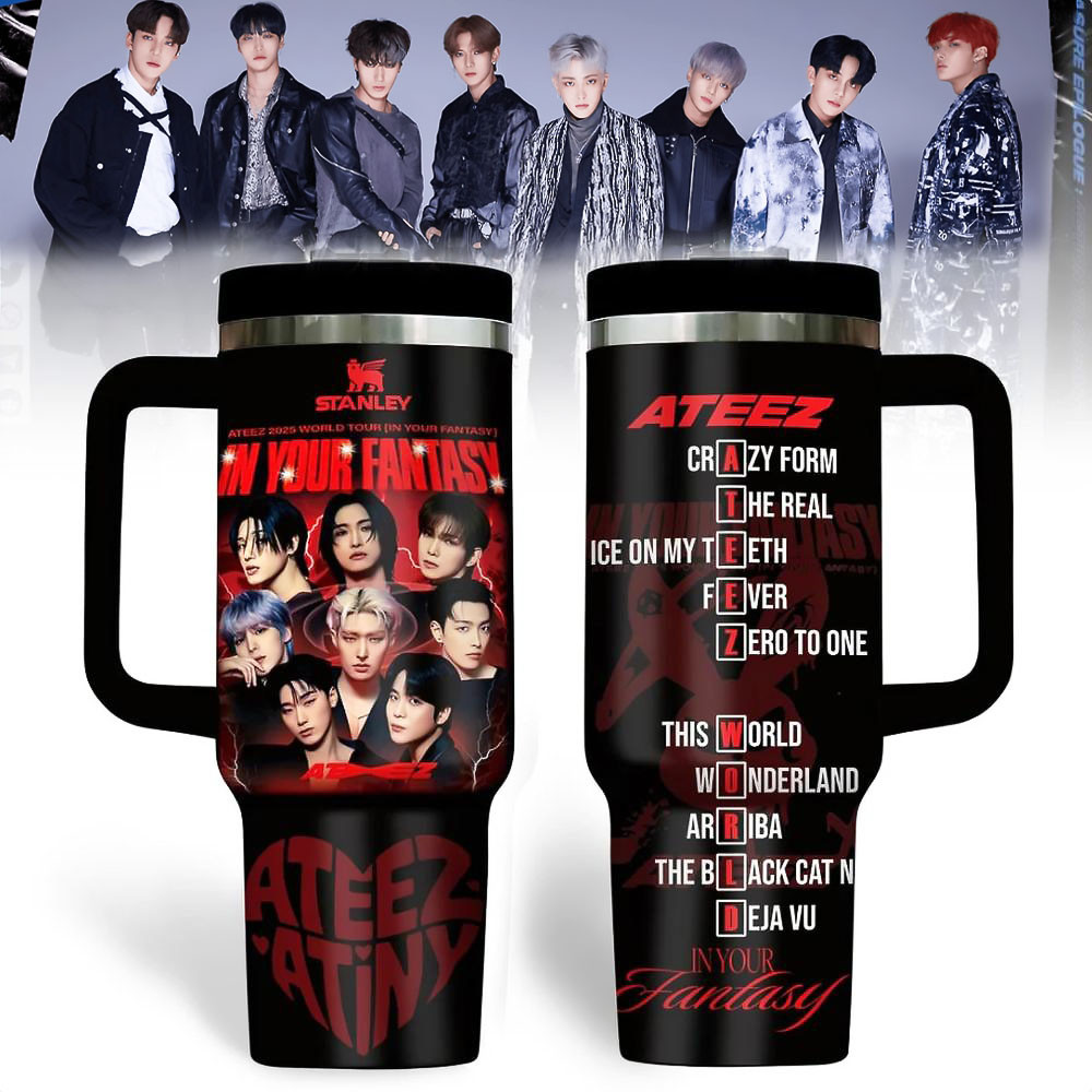 ATEEZ Atiny Fandom Limited Edition Tumbler Gift Ideas For Husband
