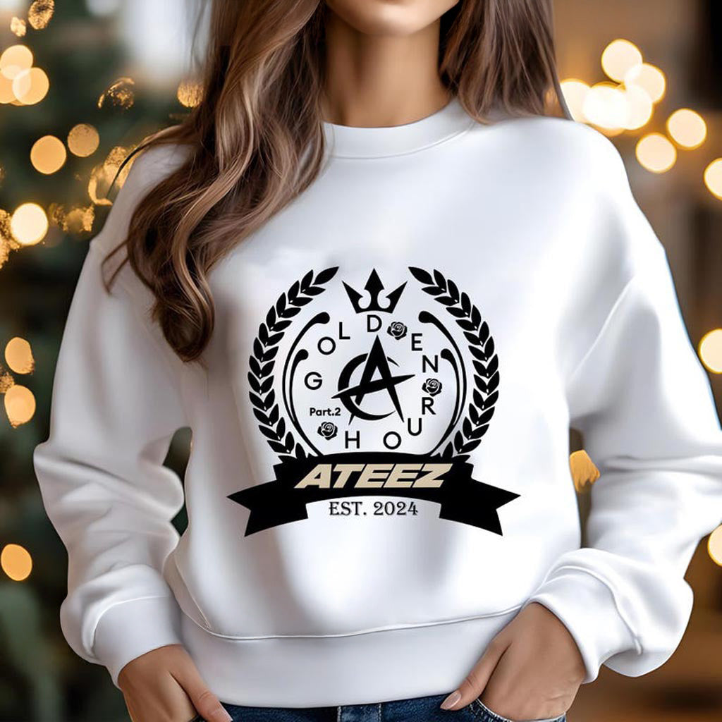 Ateez Ice on My Teeth Sweatshirt ATEEZ Golden Hour Part 2 Sweatshirt Ateez Towards The Light Will To Ateez Ice on My Teeth Sweatshirt ATEEZ Golden Hour Part 2 Sweatshirt Ateez Towards The Light Will To