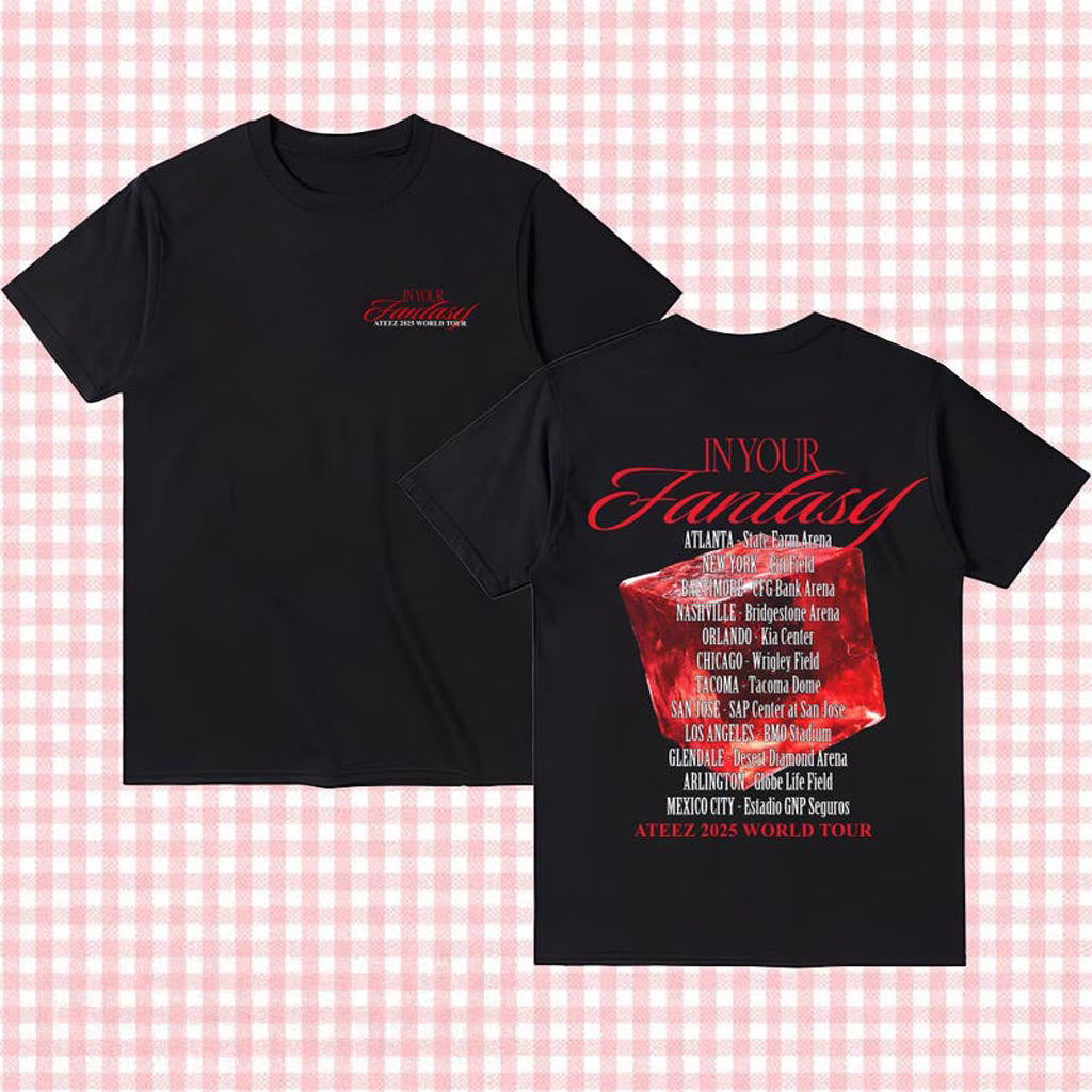 Ateez in Your Fantasy Shirt Ateez 2025 World Tour in Your Fantasy T-Shirt Ateez World Tour 2025