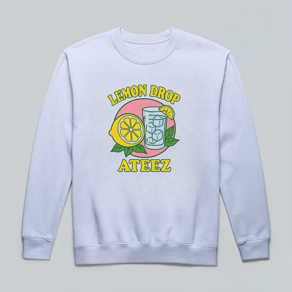 Ateez Lemon Drop Golden Hour Sweatshirt Tour 2025 Fan Merch Gifts For Daughter Ateez Lemon Drop Golden Hour Sweatshirt Tour 2025 Fan Merch Gifts For Daughter