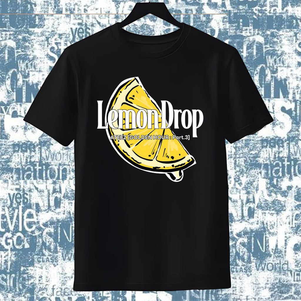 Ateez Lemon Drop Shirt Ateez 2025 World Tour in Your Fantasy T-Shirt ATEEZ Golden Hour Part Ateez Lemon Drop Shirt Ateez 2025 World Tour in Your Fantasy T-Shirt ATEEZ Golden Hour Part