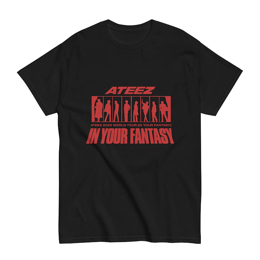 Ateez Merch Ateez 2025 World Tour In Your Fantasy Simple T-Shirt Fans Gift Ideas Ateez Merch Ateez 2025 World Tour In Your Fantasy Simple T-Shirt Fans Gift Ideas