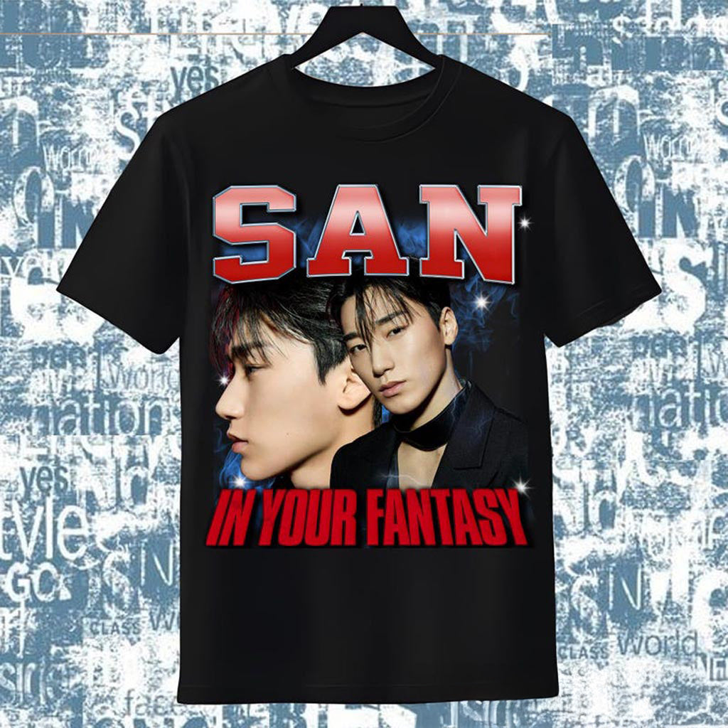 Ateez San Shirt, Ateez 2025 World Tour in Your Fantasy Tshirt, ATEEZ Golden Hour Part Ateez San Shirt, Ateez 2025 World Tour in Your Fantasy Tshirt, ATEEZ Golden Hour Part
