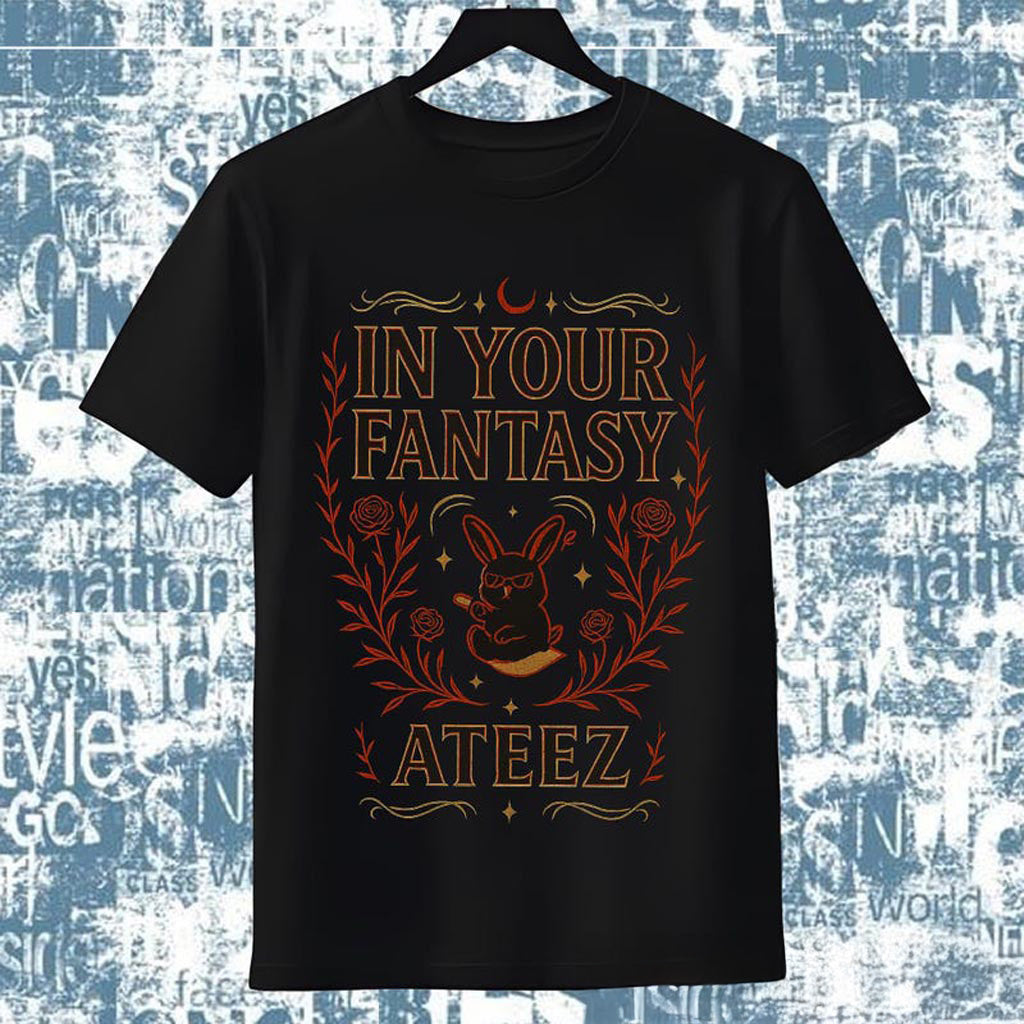 Ateez World Tour 2025 Shirt, Ateez 2025 World Tour in Your Fantasy Tshirt, ATEEZ Mito Golden Ateez World Tour 2025 Shirt, Ateez 2025 World Tour in Your Fantasy Tshirt, ATEEZ Mito Golden