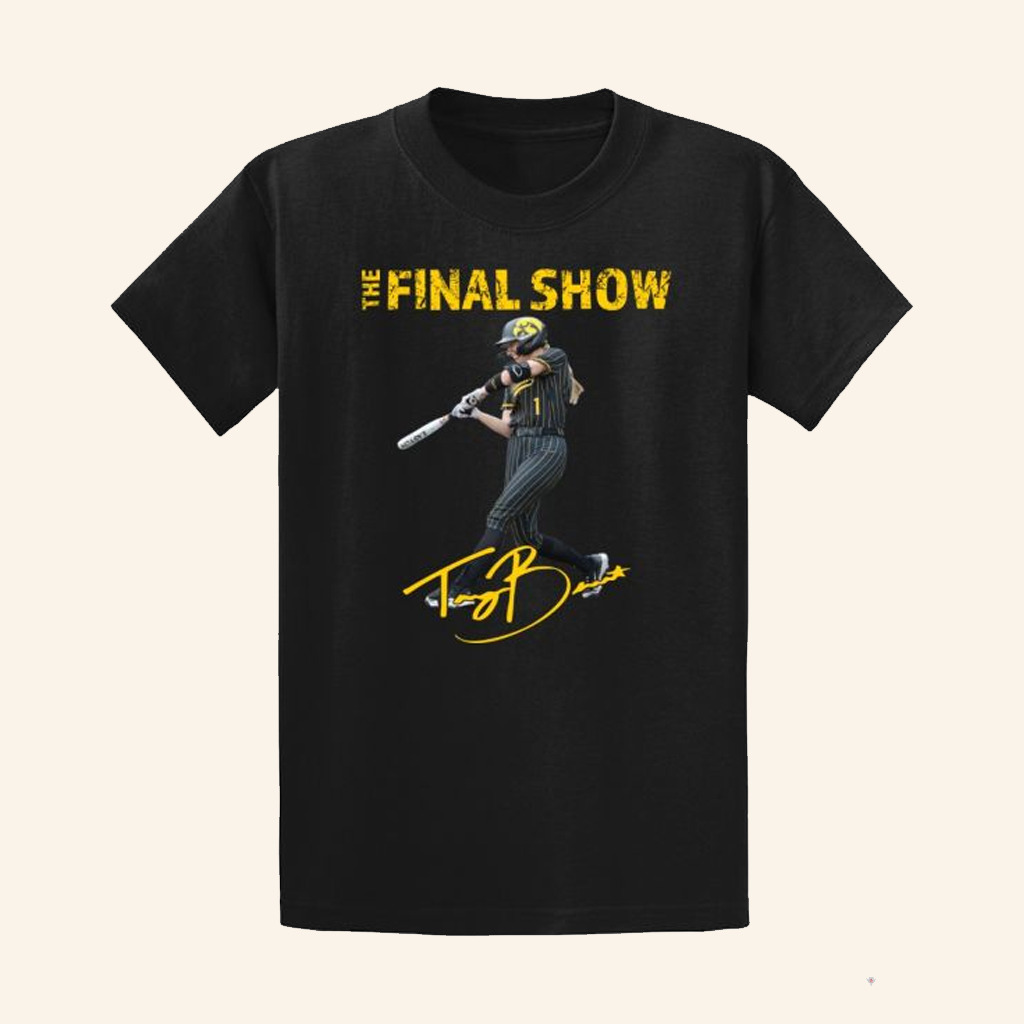 Athlete Zone Merch Tory Bennett Black Final Show T-Shirt Gifts For Softball Lovers