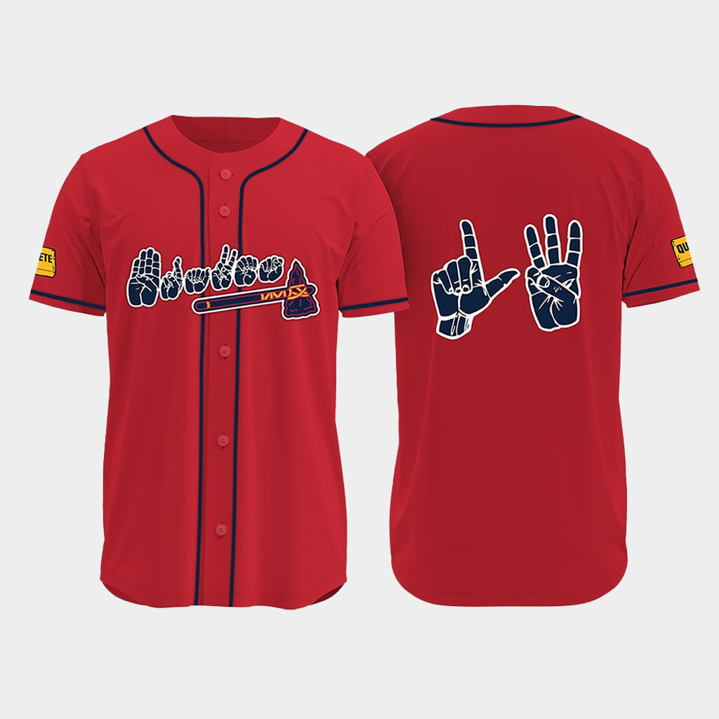 Atlanta Baseball ASL Jersey 2026 Braves Merch Best Gifts For Baseball Lovers-1 Atlanta Baseball ASL Jersey 2026 Braves Merch Best Gifts For Baseball Lovers-1