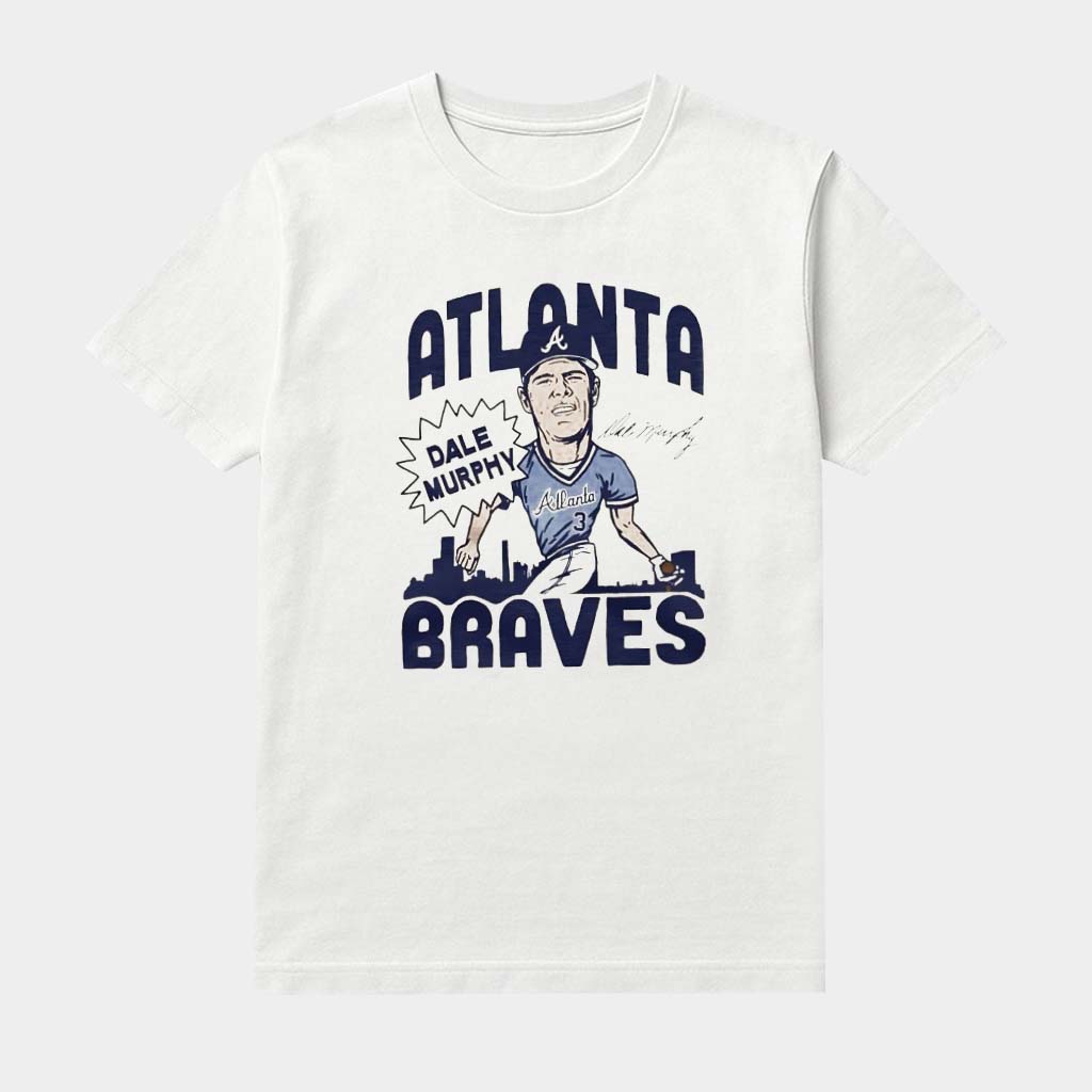 Atlanta Baseball Dale Murphy Swing Signature Shirt Braves Merch Dale Murphy Fans Gifts