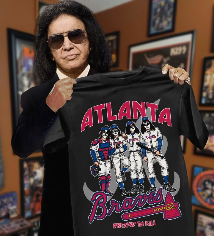 Atlanta Braves Baseball T-Shirt Dressed To Kill Shirt Gifts For Baseball Fans