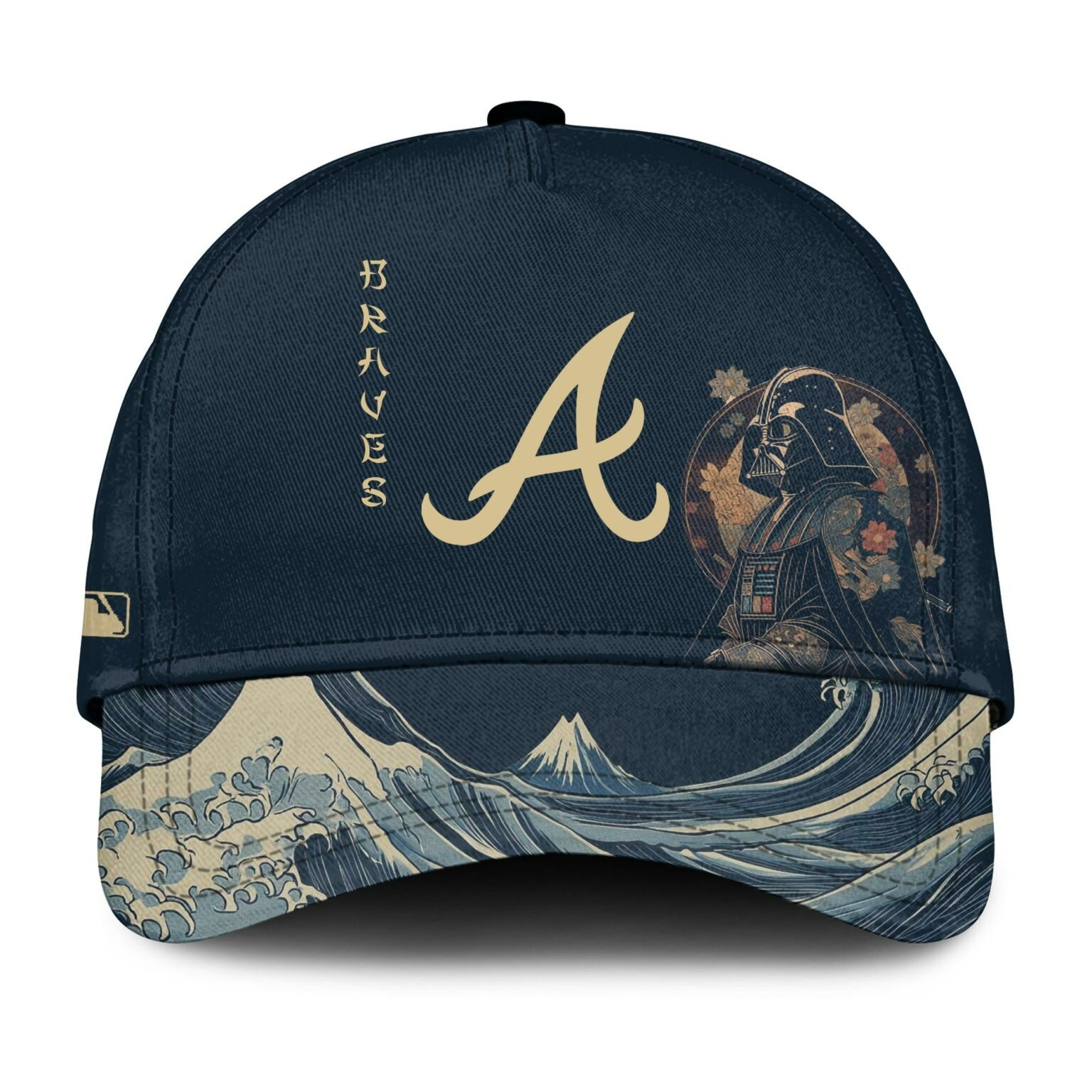 Atlanta Braves Darth Vader Baseball Cap Japanese Style 2025 Gift For Braves Fans