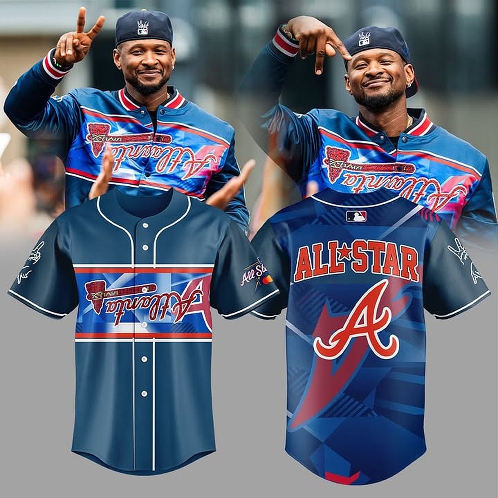 Atlanta Braves Peace Up A-Town Down Baseball Jersey Best Gift For Baseball Lovers Fans