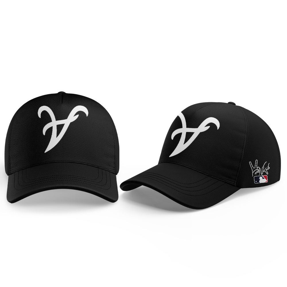 Atlanta Braves Peace Up A-Town Down Hat Gifts For Basketball Fan