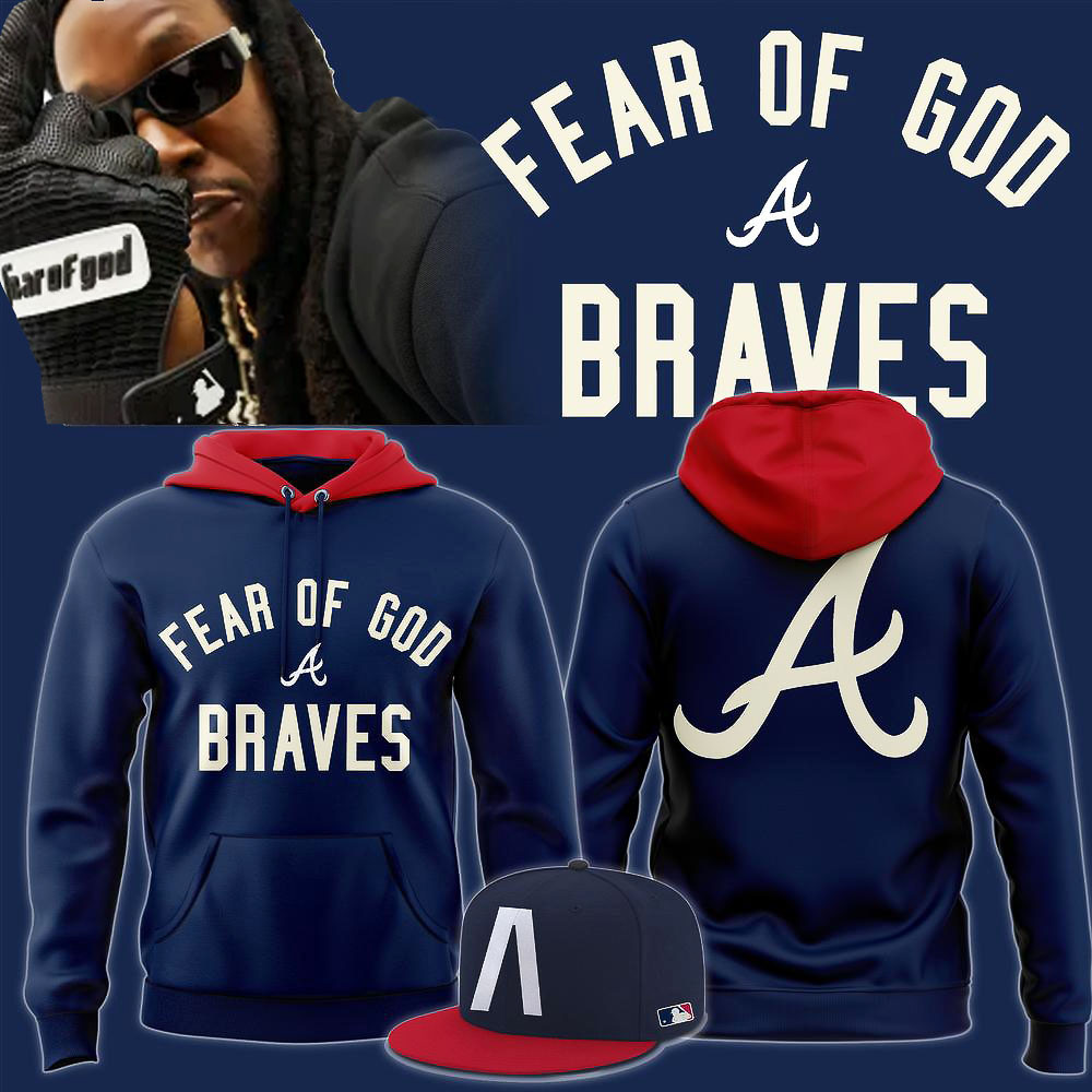 Atlanta Braves x Essentials Fear Of God Atlanta Capsule 2025 MLB All-Star Week Hoodie Fans Gifts