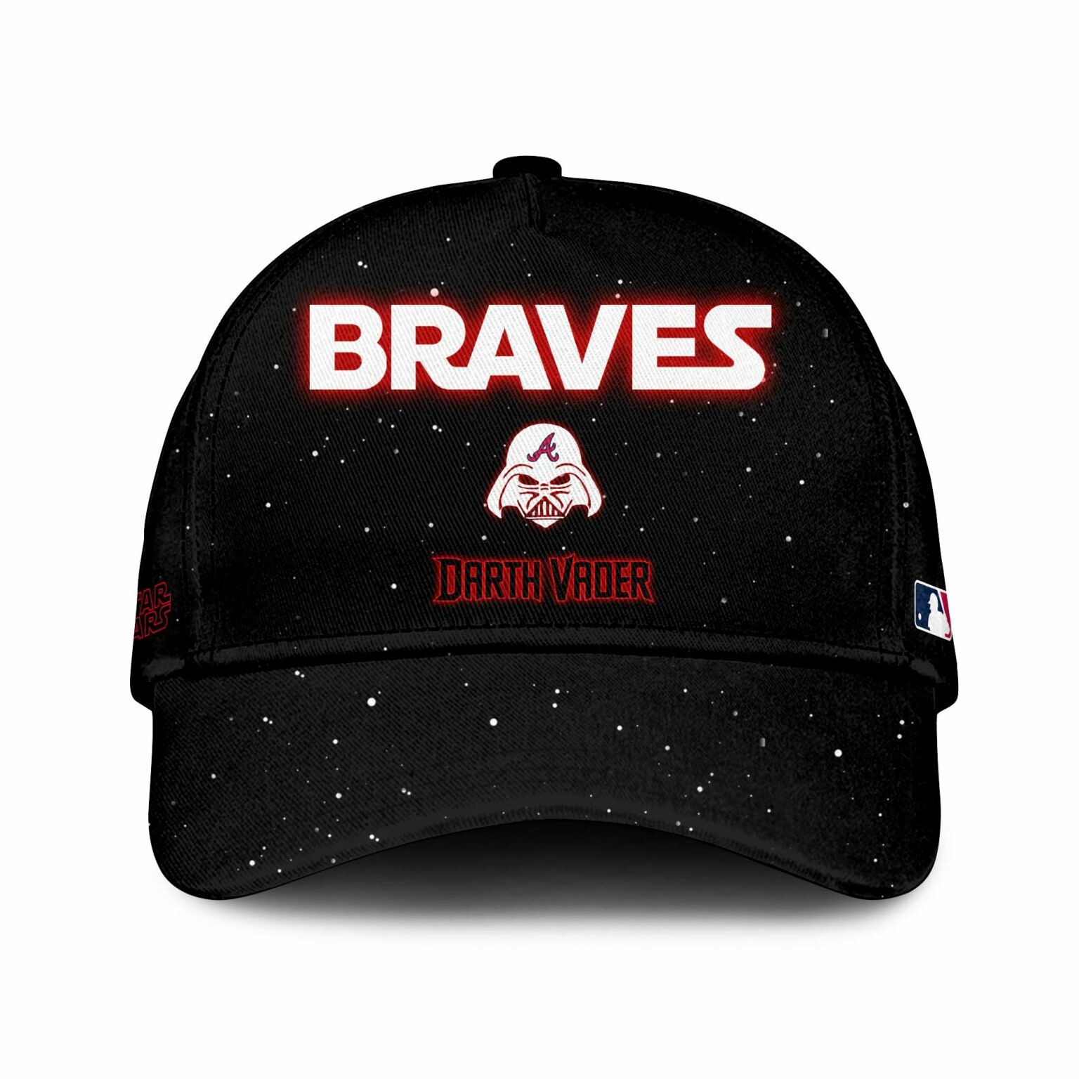 Atlanta Braves x Star Wars Darth Vader Night Hat Birthday Gifts For Hockey Fans
