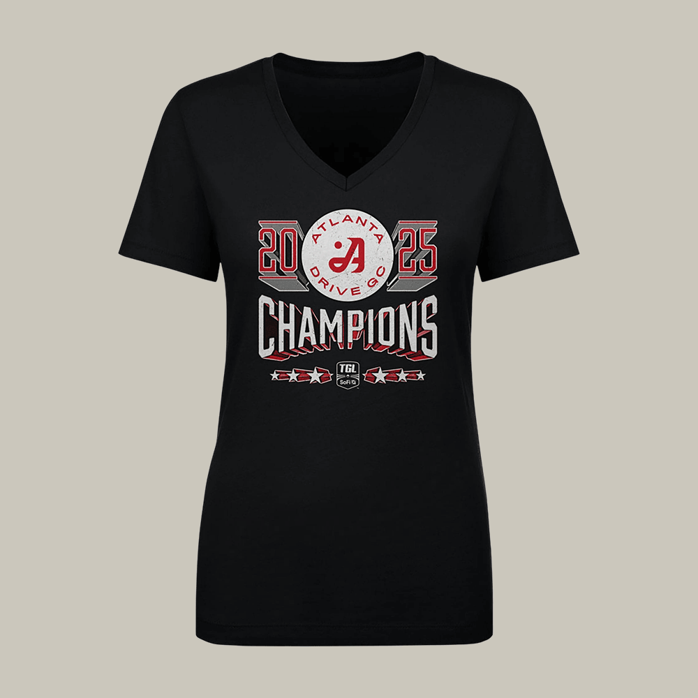 Atlanta Drive GC 2025 TGL Champions V-Neck Shirt Atlanta Drive Golf Club Clothes Best Fan Gift